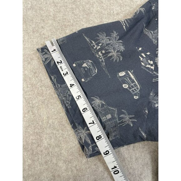 Pendleton Mens Hawaiian Beach Surf Short Sleeve Button Shirt Palm Trees Size XL - Picture 10 of 14